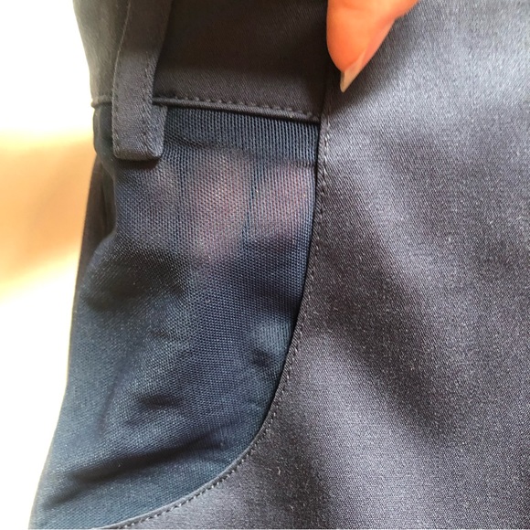 ❤️Patrizia Pepe Sera Navy Mesh Skirt Pockets EUR 44/US 4 - Picture 3 of 6